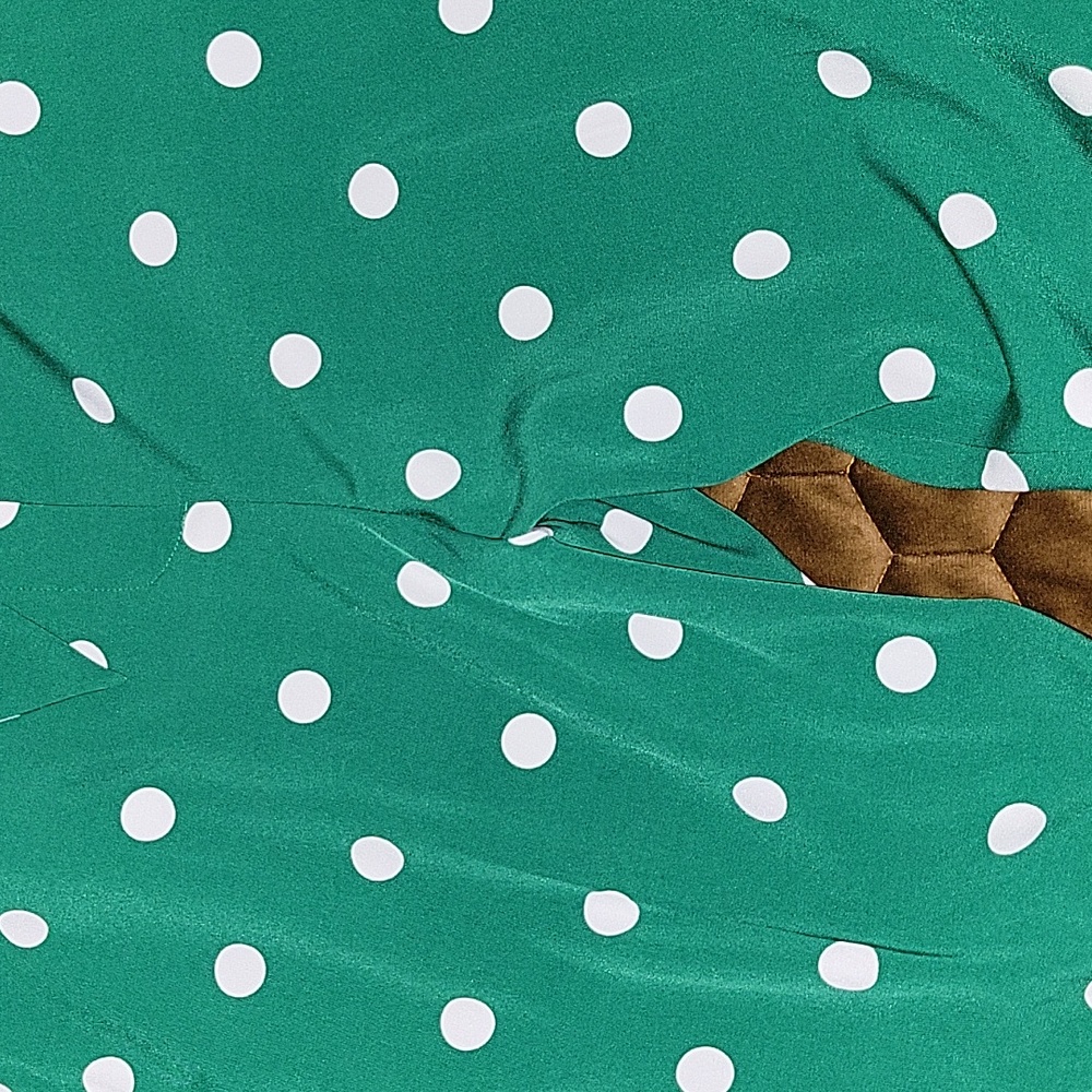 Green Polka Dot Women's Pants